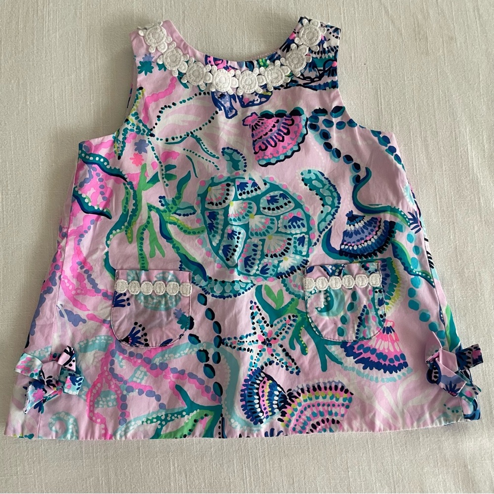Lilly Pulitzer Lilac Freesia Mermaid for You Dress Size 12-18m